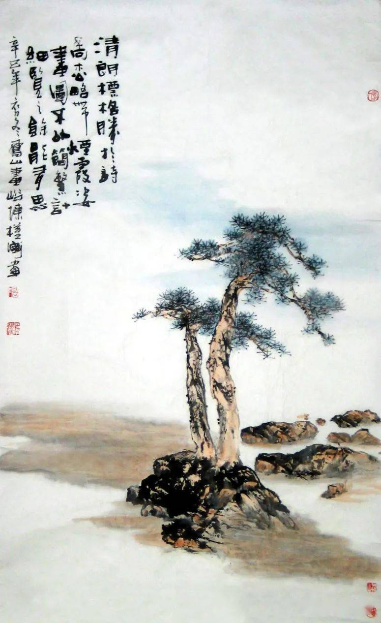 会留白的山水,就是美!