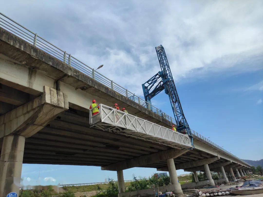 厦门新阳大桥迎接2020年度国家干线公路网重点桥隧监测