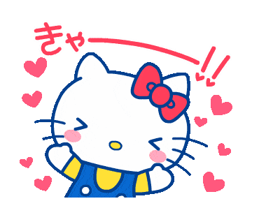 站姿萌萌地捧起任命书hellokitty被委任为日本版权宣传大使