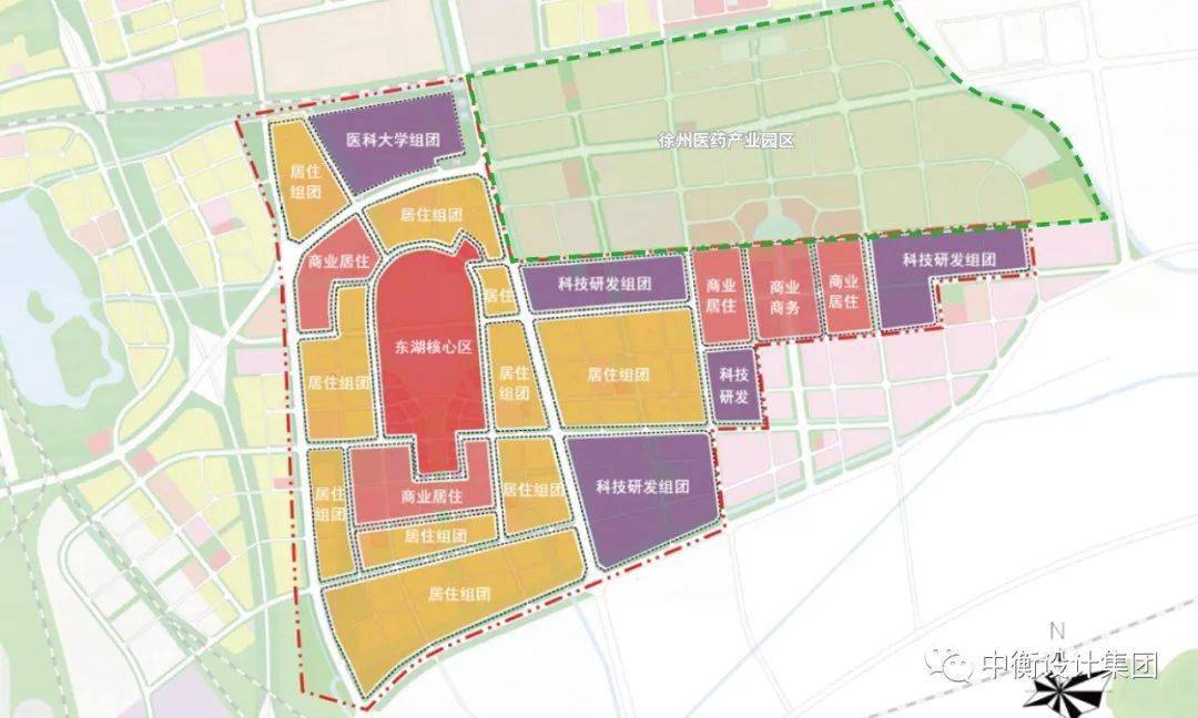 湖面591畝景點23個徐州東湖新城最新規劃來了