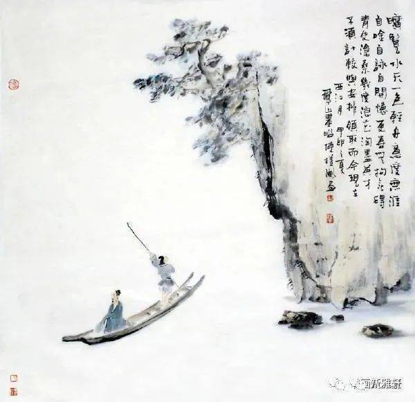 国画的留白,不只是画家的迁想妙得,更是属于画家的"气质",在无声中