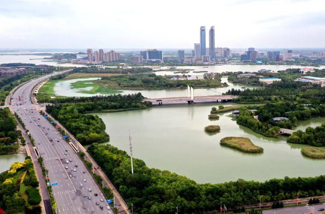 雨涨三尺秋水 风净万里闲云~雨后银川风景如画