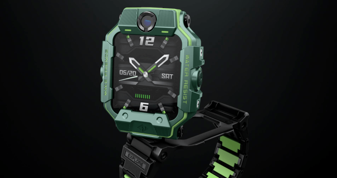 小天才电话手表z6巅峰版:旋转双摄,全面守护