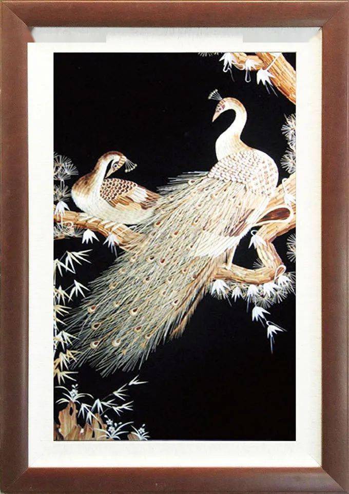 芦苇画挂在房间满满的生态美感这里造