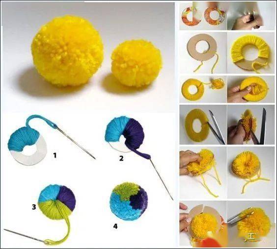 剩余再短的毛线都能用绕几个毛线球什么样的小动物都有了