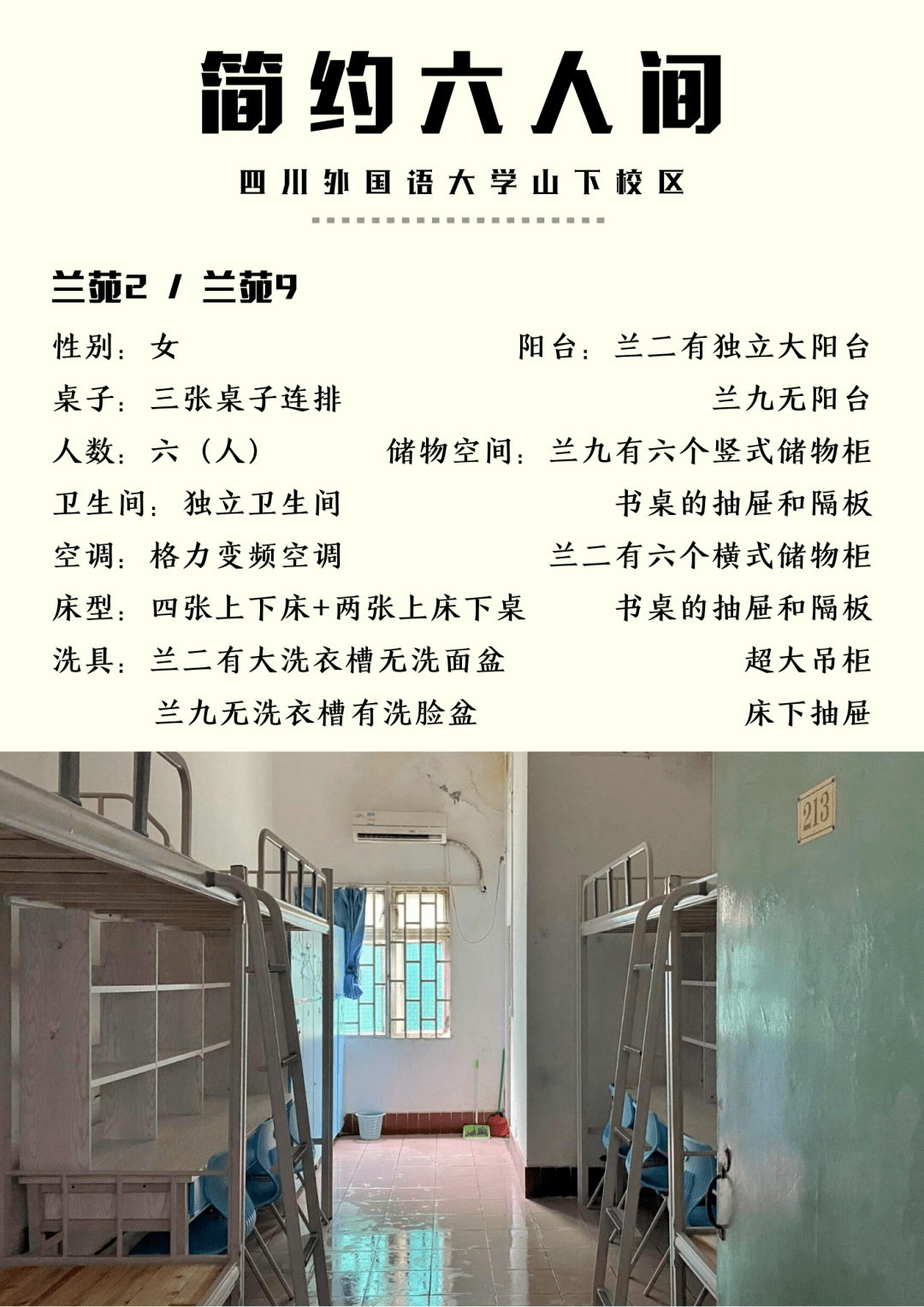 寝室丨川外寝室大揭秘