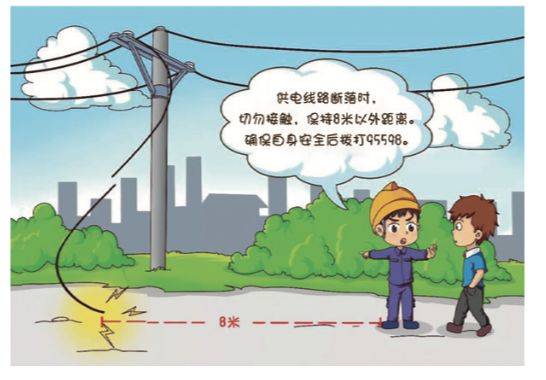 事發今天下午寧夏一男子雨中觸電倒地已被送往醫院治療