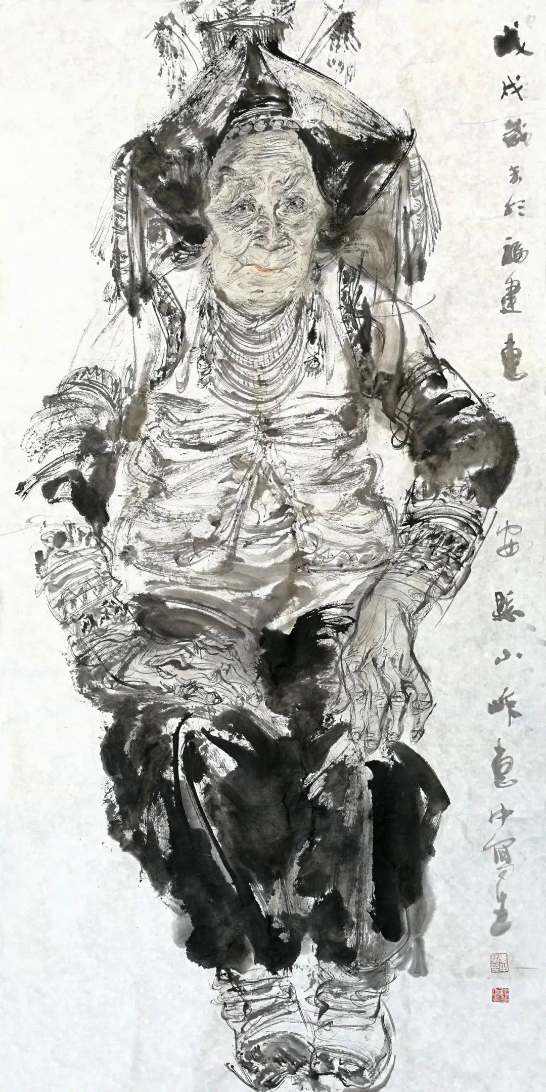 全国美术家聚焦脱贫攻坚写生创作万里行知名画家任惠中作品赏析