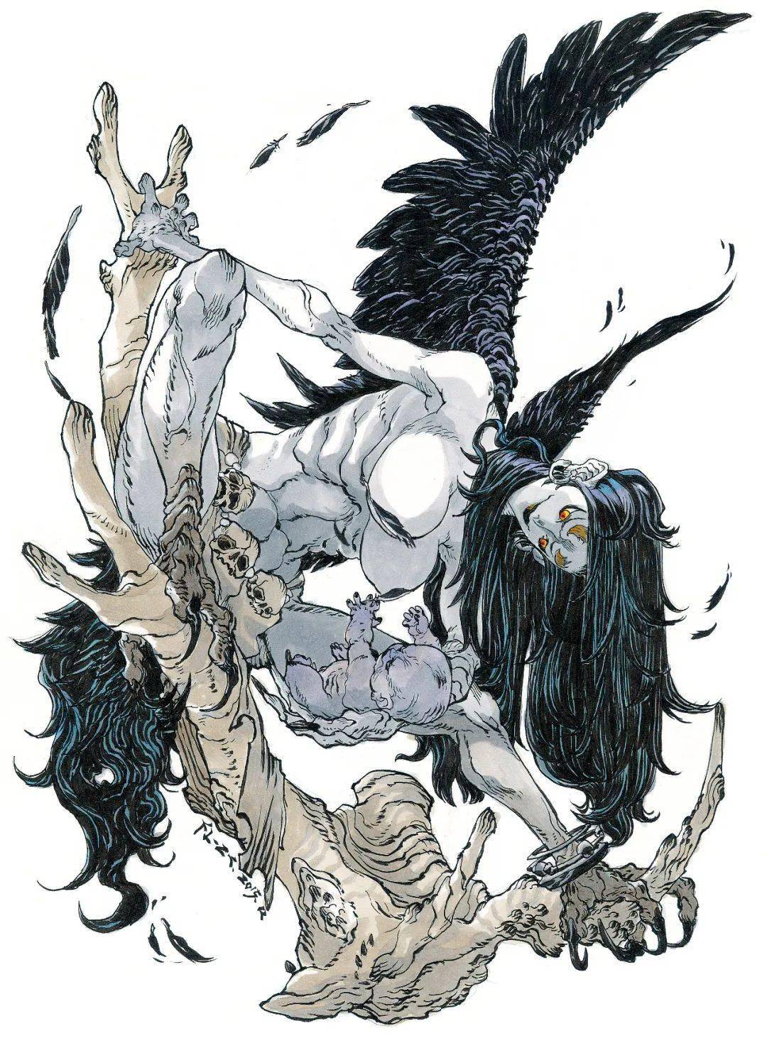 一个中国90后,重绘日本《百鬼夜行》