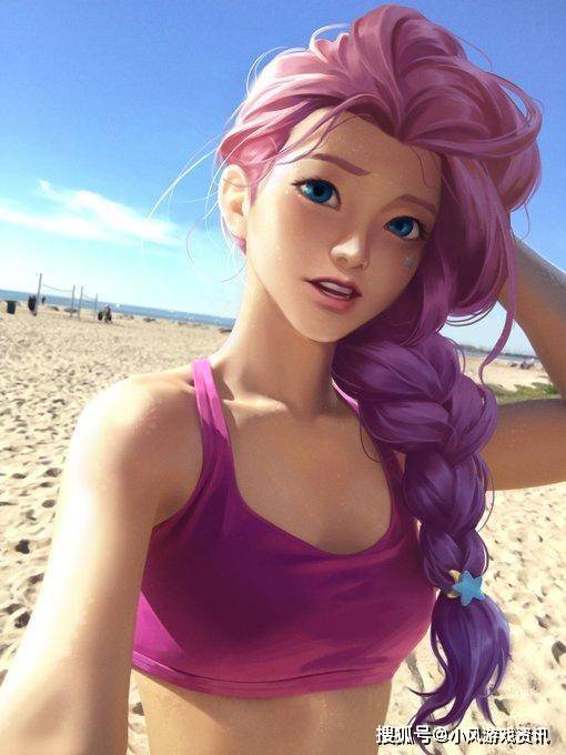 新法师英雄seraphine形象曝光!皮肤是和kda,真实伤害类似的音乐系列!