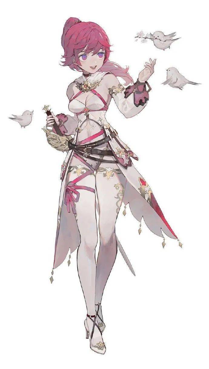 机械元素服饰少女 插画师minkyu lee