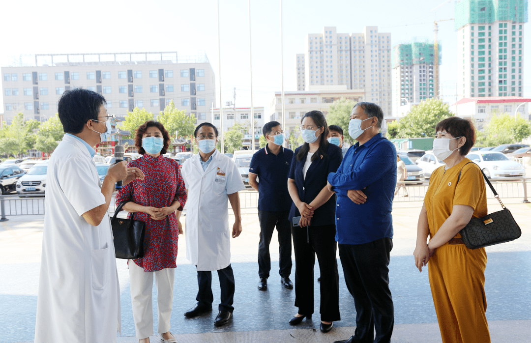 国家卫健委医共体调研组到巨鹿县医院调研医共体建设情况