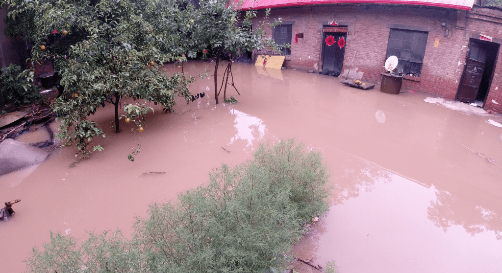 河北邯郸洪水图片