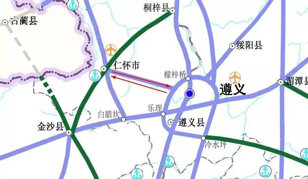 8公里,双向六车道,总体为西北往东南走向,起自仁怀市苍龙,设枢纽互通