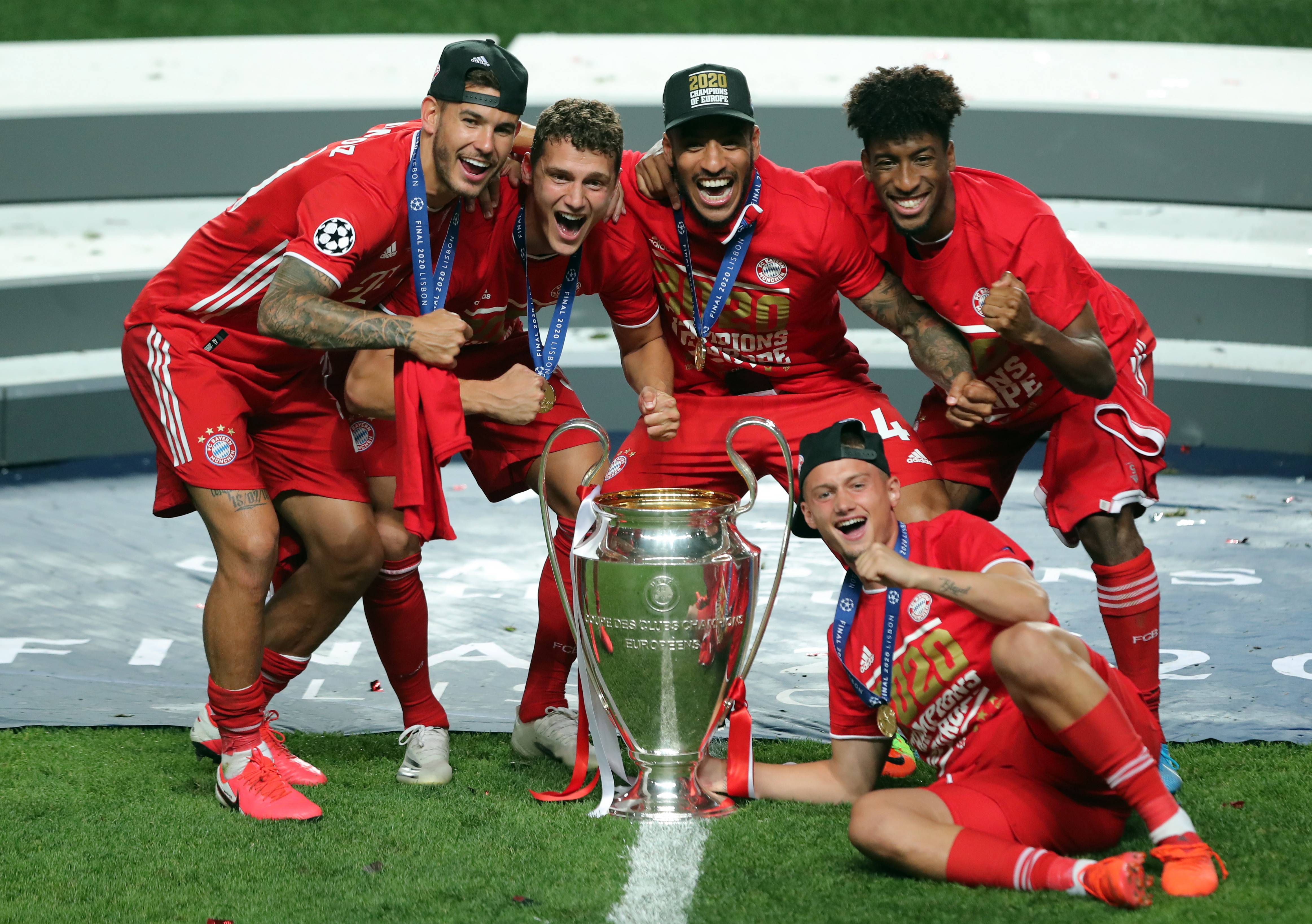 足球——欧冠联赛:拜仁第六次赢得欧冠冠军