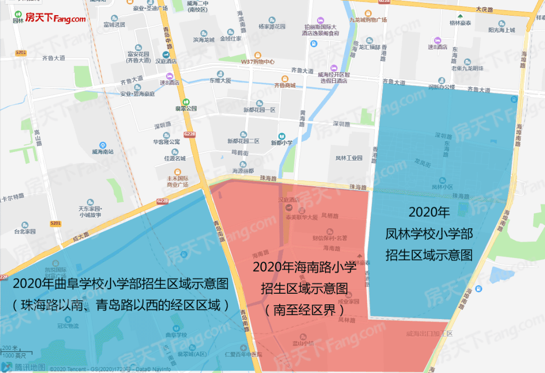 经区2020年中小学校学区划分出炉新增一所小学另两所小学划片有调整