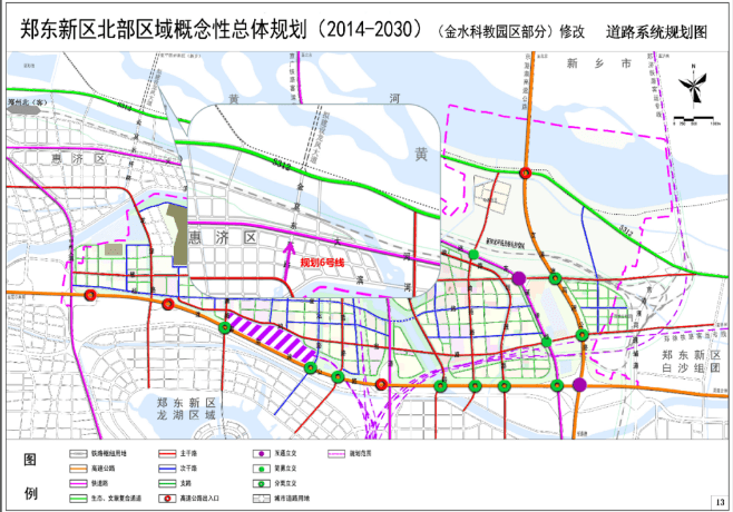 其中最大的亮點,莫過於鄭東新區連接平原新區的龍鳳大道(地鐵6號線北