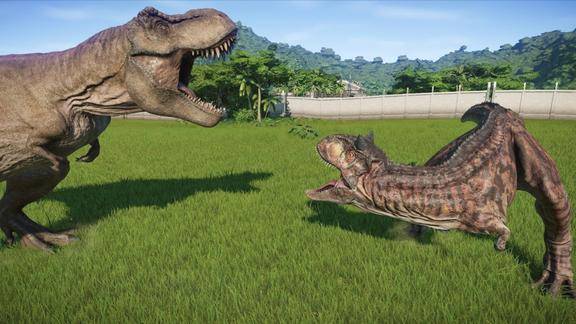 侏罗纪世界演化食肉恐龙捕猎