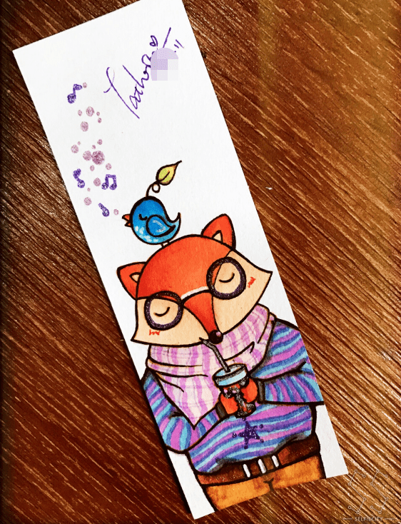 【手绘】这样的手绘书签,你喜欢吗?