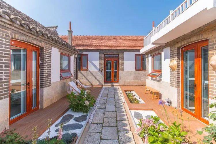 乐居美宿烟台一家隐于海岛的小众民宿享院落里的家庭慢时光