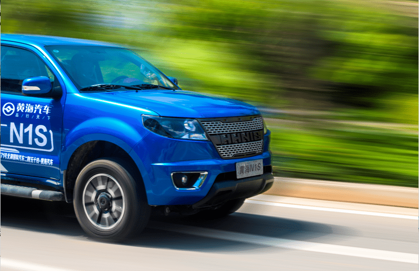 猛兽出笼北美风试驾黄海n2sn1s大皮卡