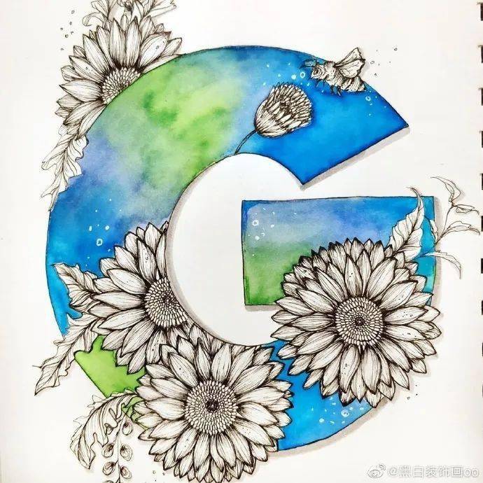 3简笔画字母设计这一类的字母手绘设计比较活泼,跳跃,简约很适合4岁