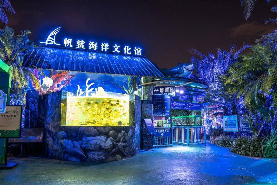 正式对外开放啦帆鲨海洋文化馆经过升级后最近中山夜游又添好去处