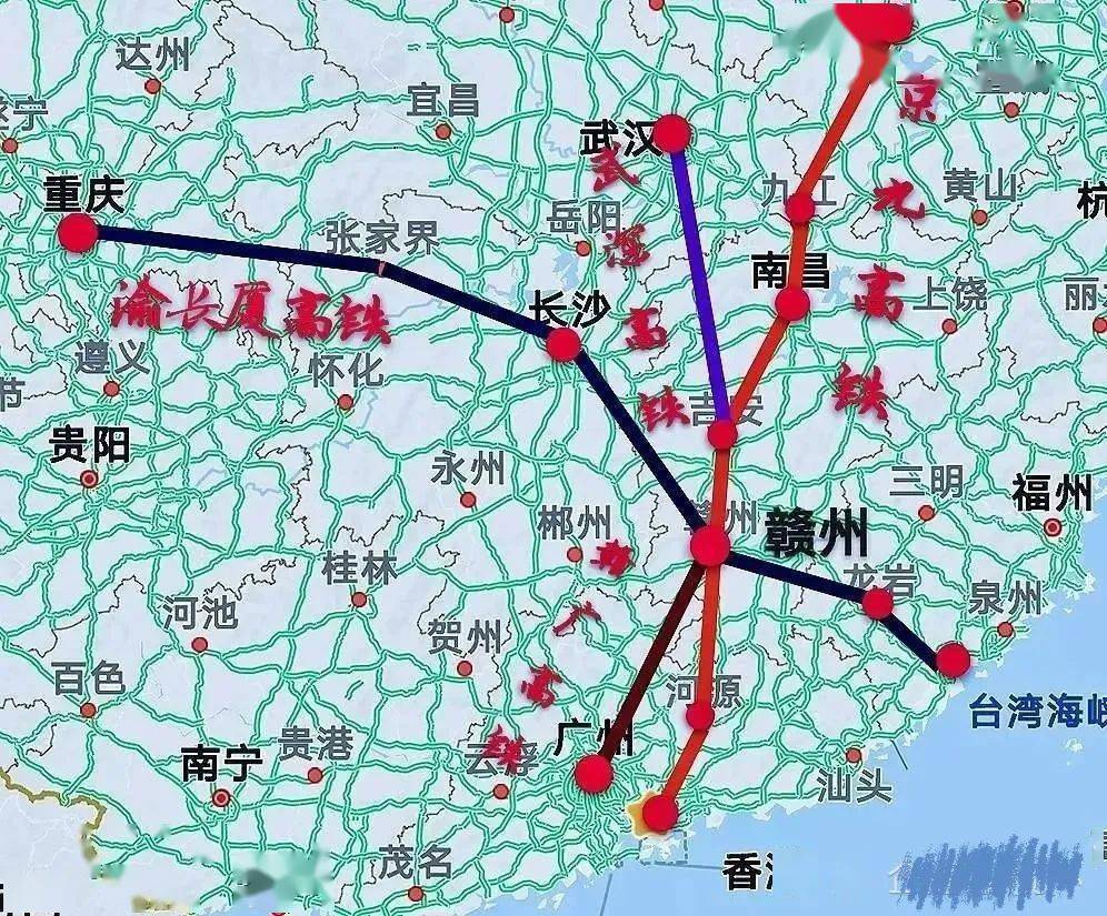 赣广高铁最新消息它将给沿线的4个地市带来哪些影响呢