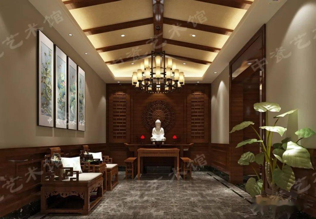 艺术陶瓷与现代家居佛堂篇瓷上悟禅意瓶中闻梵音