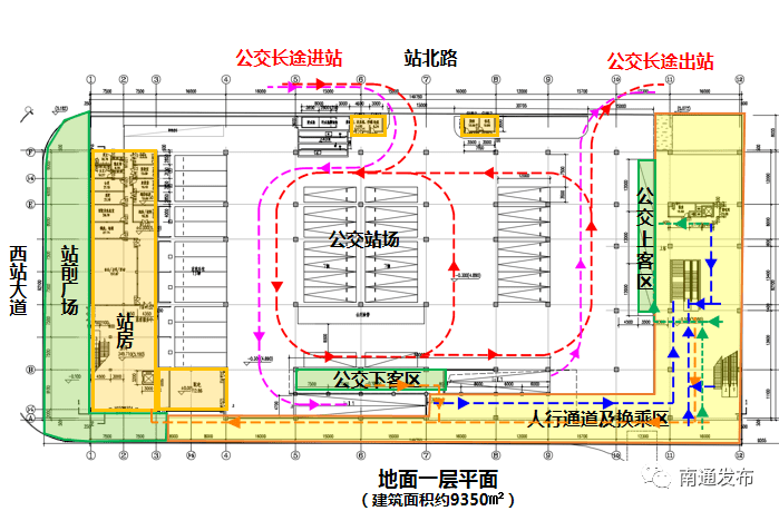 大巴车停车场平面图片