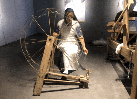 活动回顾纺纱织布下一个民间高手就是你