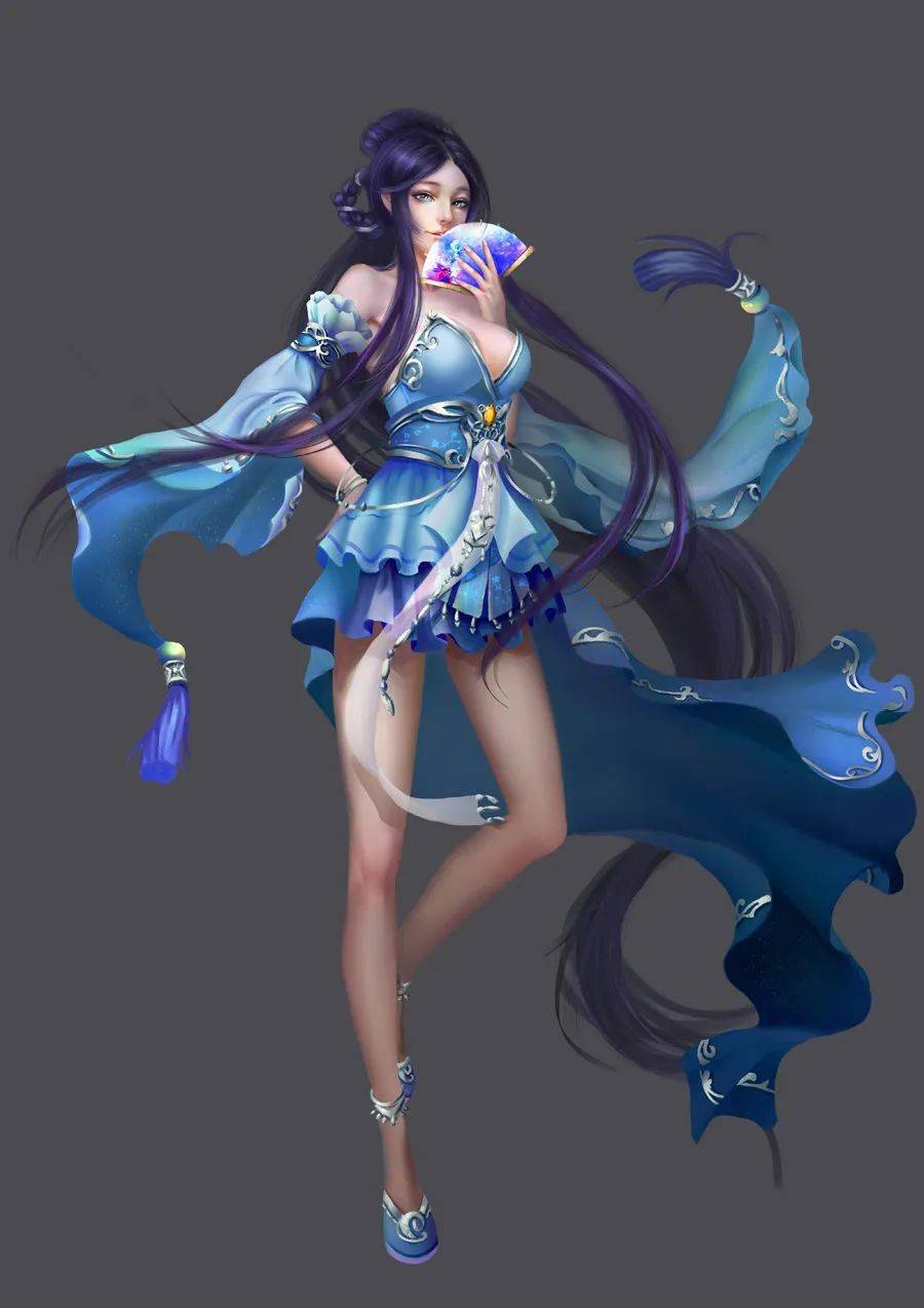 角色素材灵动与古韵的古风角色原画素材