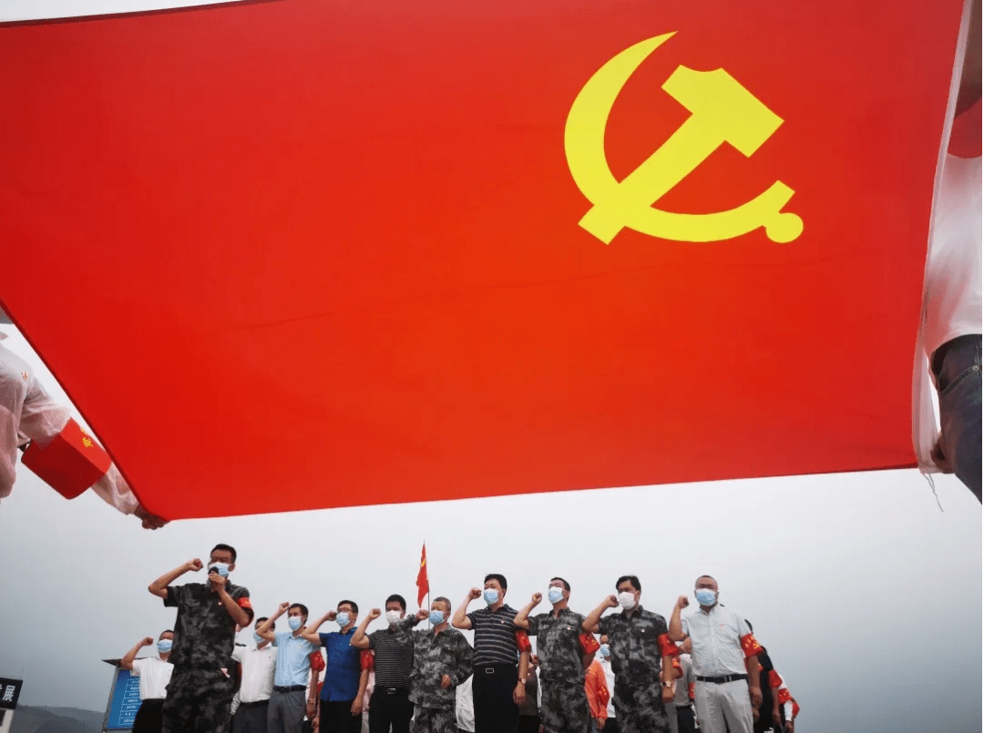 特别关注黄冈2020防汛救灾观察砥柱中流党旗红