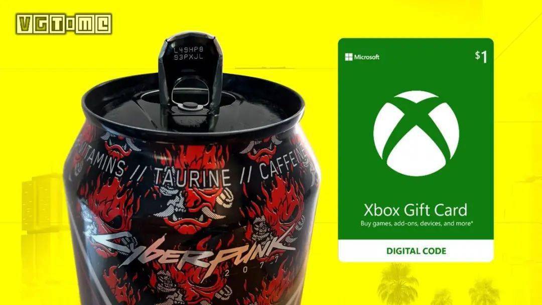 赛博朋克2077与北美能量饮料合作喝60罐送游戏