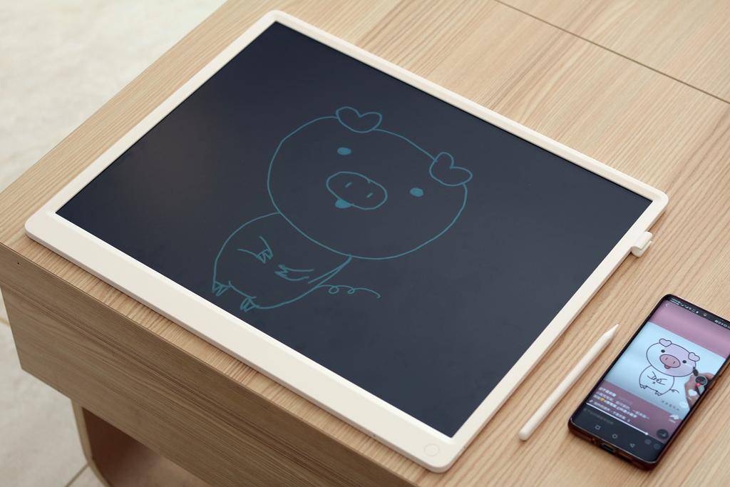 小米米家20寸液晶小黑板压感书写超清笔迹孩子的超大画板