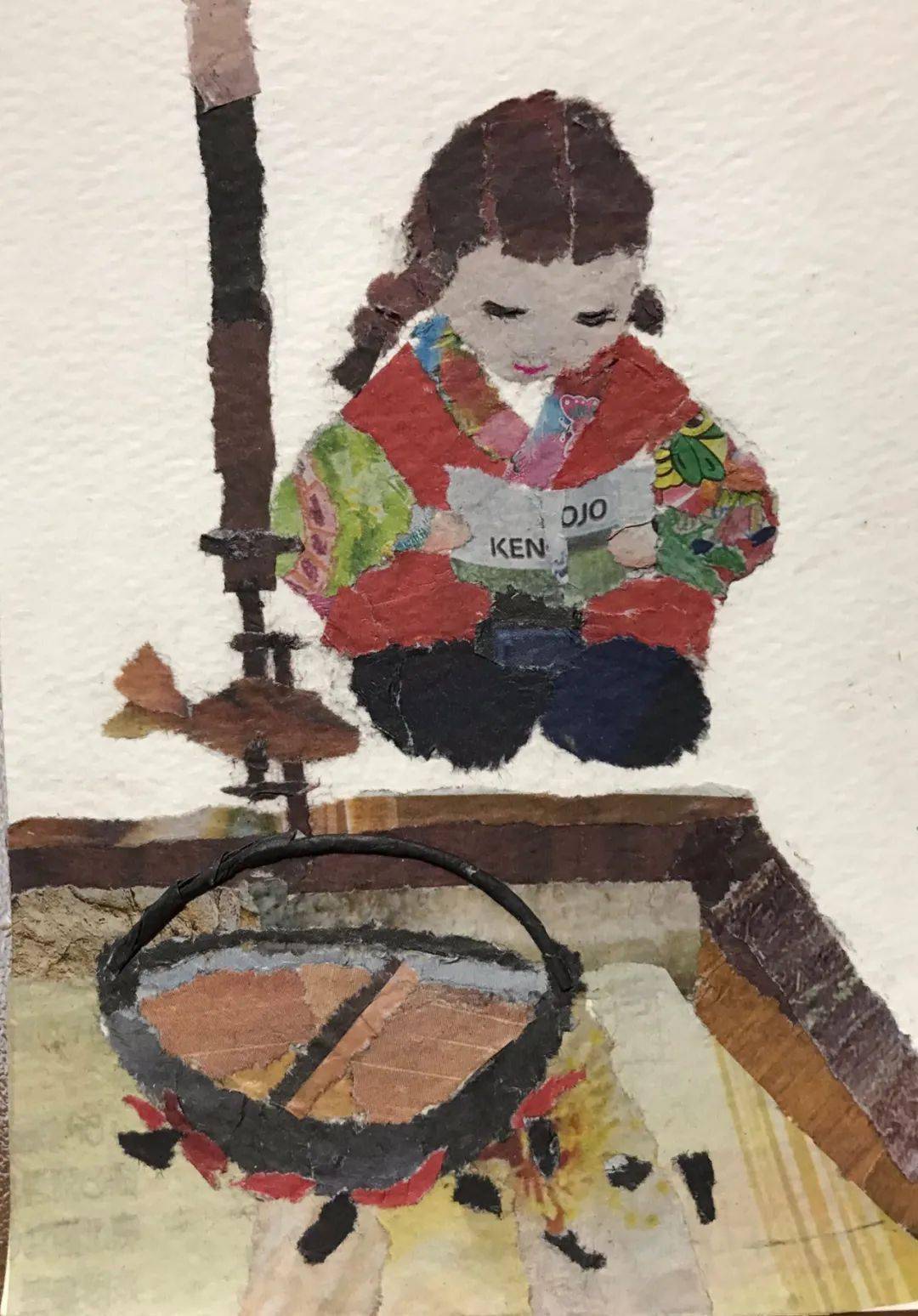 91岁奶奶用废报纸作画,一夜爆红,狂吸数万粉!网友:我缺的是纸吗?