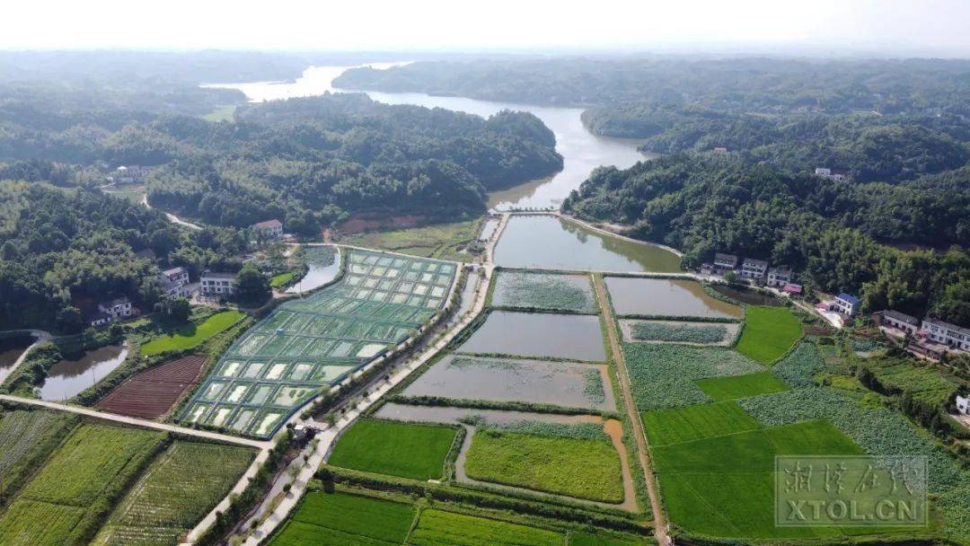 湘潭縣花石鎮天馬山農業示範園(資料圖)在湘鄉市東山街道雙泉村暈形