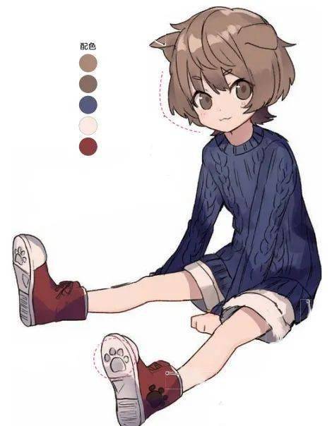 创作动漫角色没思路毛茸茸的小可爱给你灵感