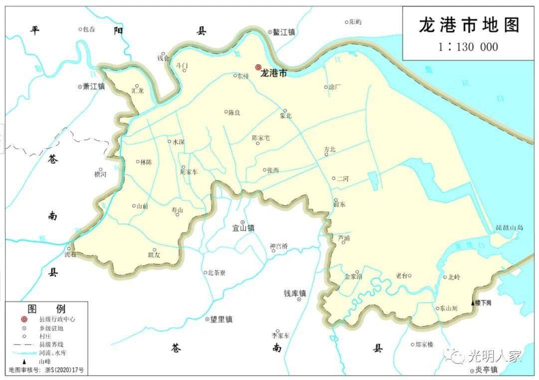 温州龙港地图全景图片