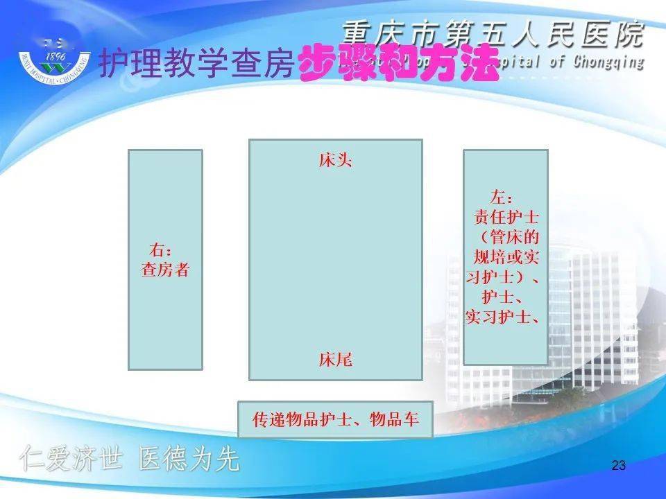 临床教学查房站位图图片