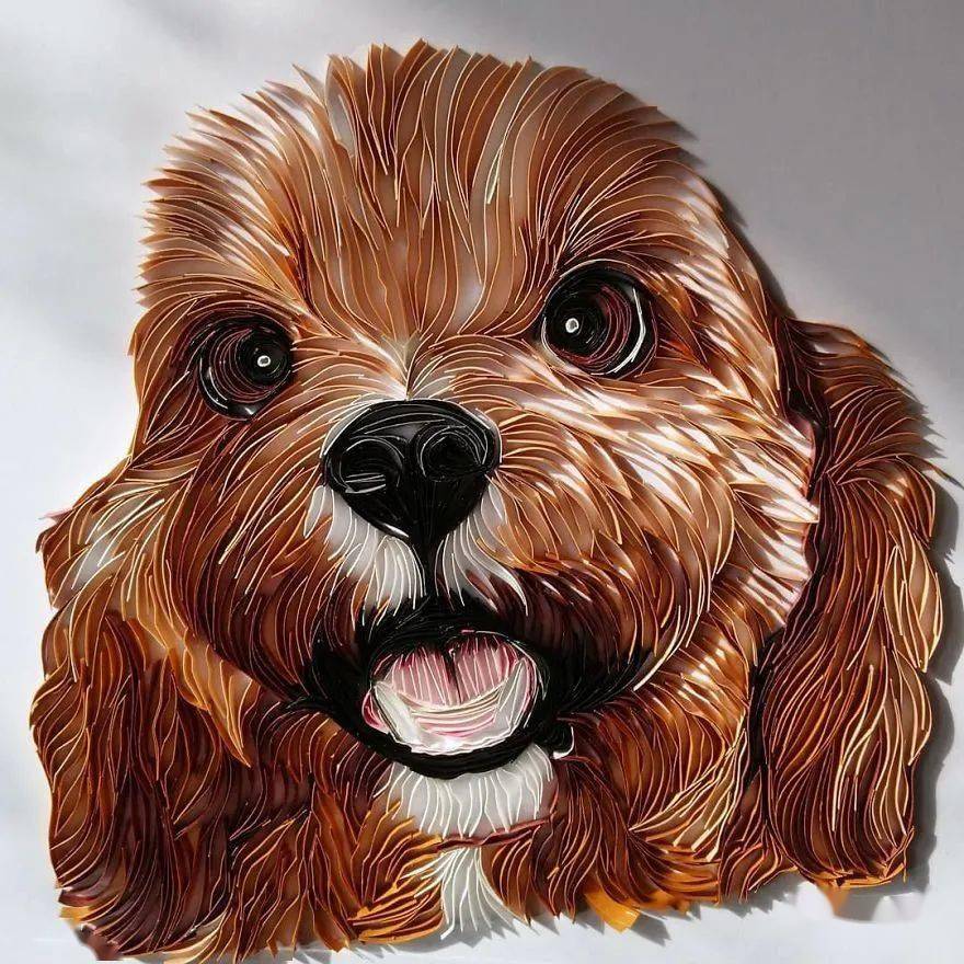 让人惊艳的用衍生纸画作