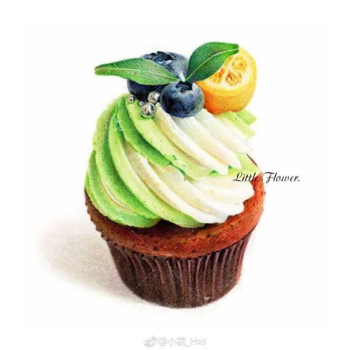 教你画一个美味的彩虹蛋糕,步骤超详细!