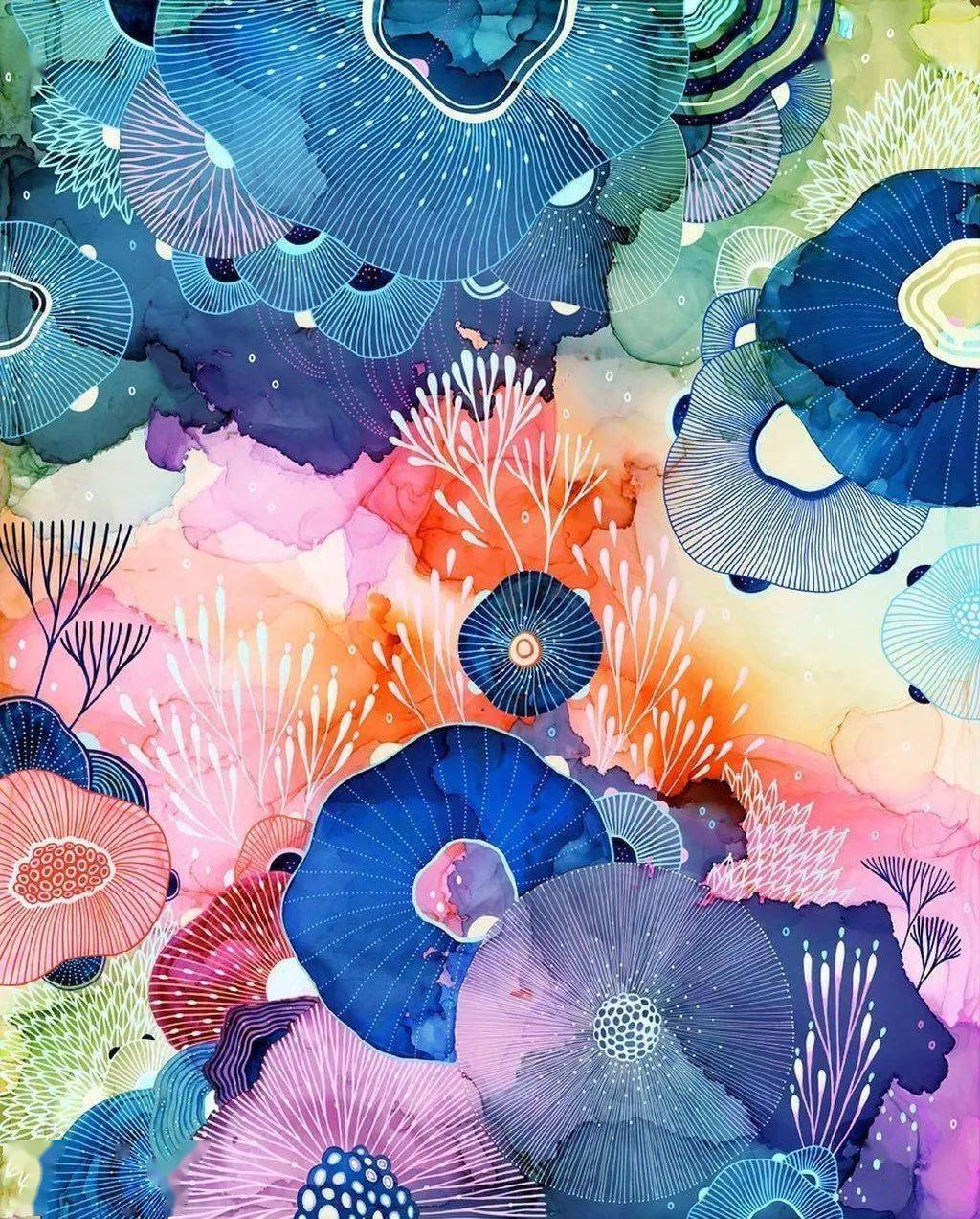 线描创意的100种技法用普通的笔画出超精美的画作美醉了