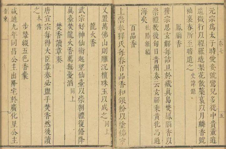 原文:月麟香元宗为太子时爱妾号鸾儿,多从中贵董逍遥微行,以轻罗造