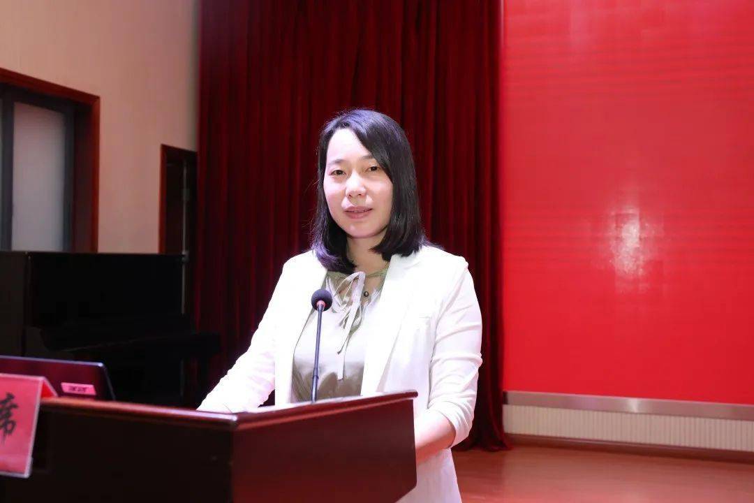 区教育学院教发中心副主任宋华对2020学年第一学期德育工作进行布置