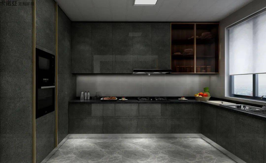 无拉手橱柜正流行装完厨房瞬间变高级