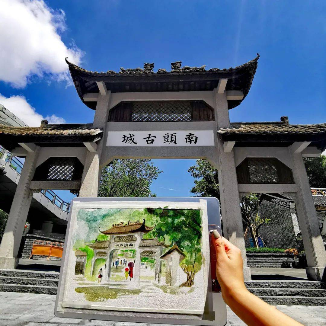 速写南头古城不一样的风情画一样的烟火气