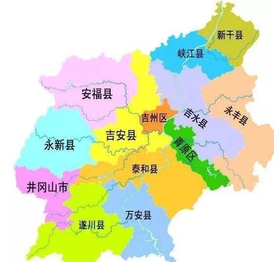吉安哪个县人最多哪个县最富看看你的家乡排名第几