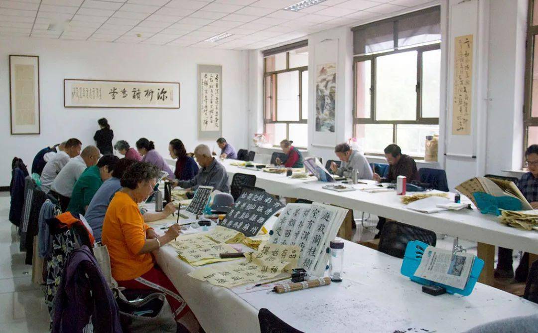 锡市这个老年书法培训班开班啦