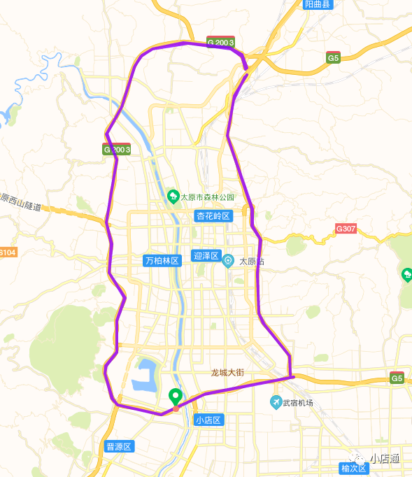 67太原南環高速等繞城高速路擬退出高速路網_二環